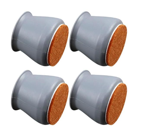 Proteja seus pisos com estas ponteiras de silicone para pés de móveis (x16) 