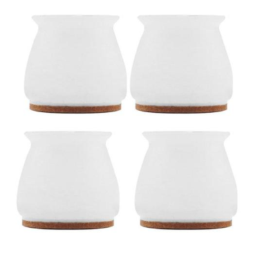Proteja seus pisos com estas ponteiras de silicone para pés de móveis (x16) 