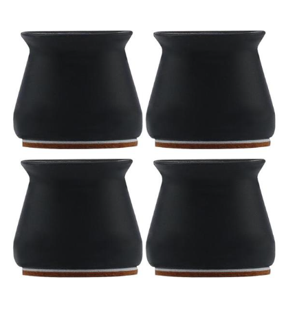 Proteja seus pisos com estas ponteiras de silicone para pés de móveis (x16) 