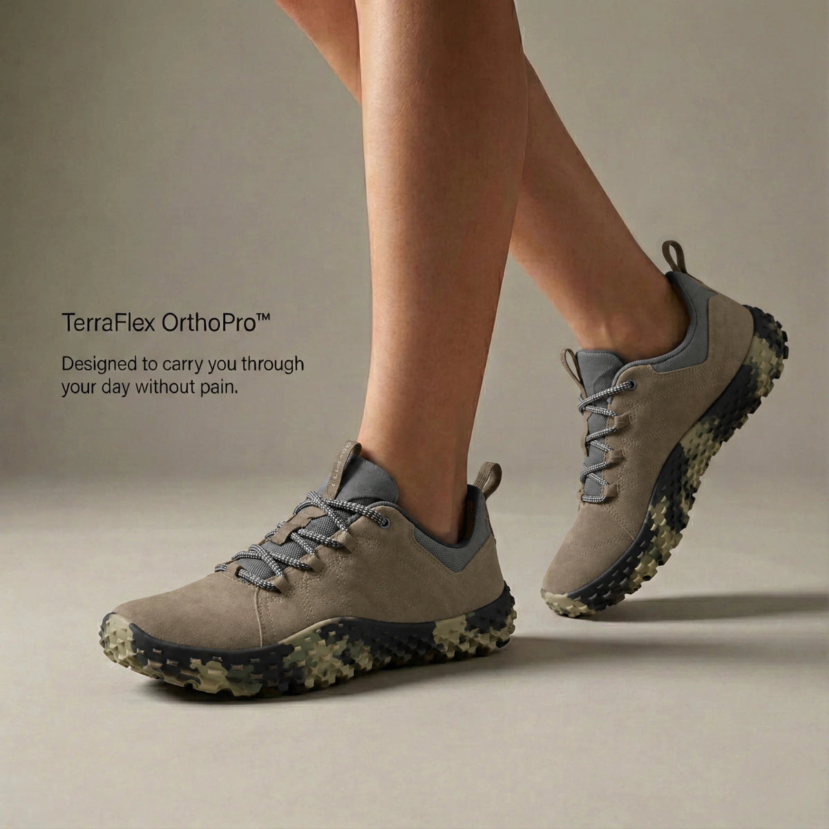 Orthopaedic Pain-Relief Walking Shoes — Khaki, photo 9