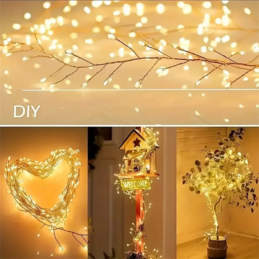 USB LED-clusterverlichting met afstandsbediening – 8 standen, 3 tot 12 m — foto 6
