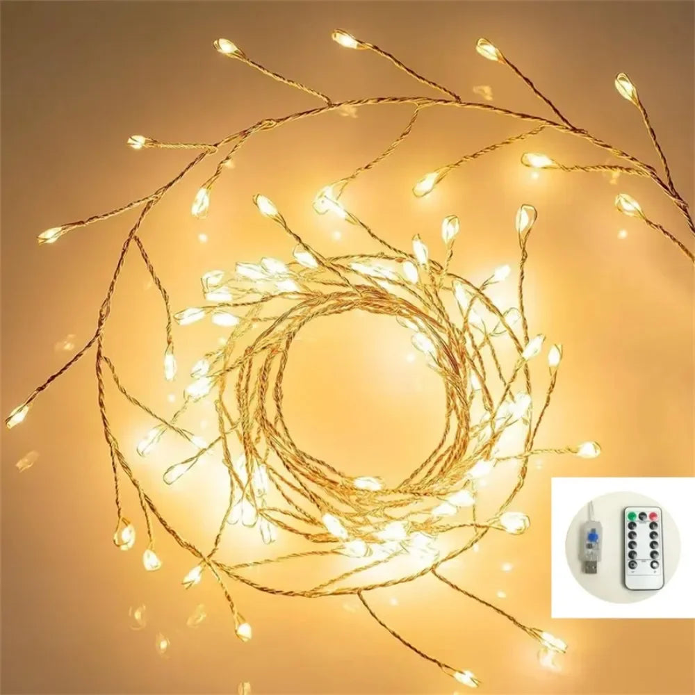 USB LED-clusterverlichting met afstandsbediening – 8 standen, 3 tot 12 m — foto 8